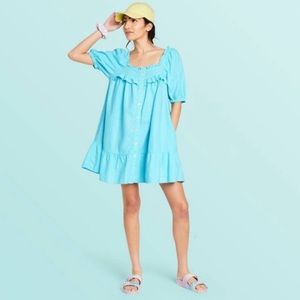Stoney Clover Lane x Target Blue Ruffle Dress